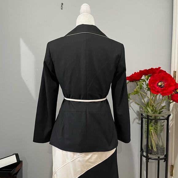 NEW The Limited 90s Classic Longline Structured Hourglass Pantsuit Midi Skirt 4 - Picture 13 of 16